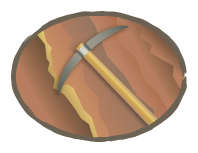illustration of a hammer in an ancient temple.