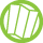 blank unfolded map in a green circle